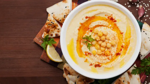 الحمص خفيف بالدهون وخال من الكوليسترول

