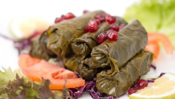 ورق عنب بدبس الرمان