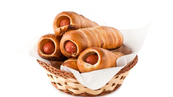 فطيرة الهوت دوج