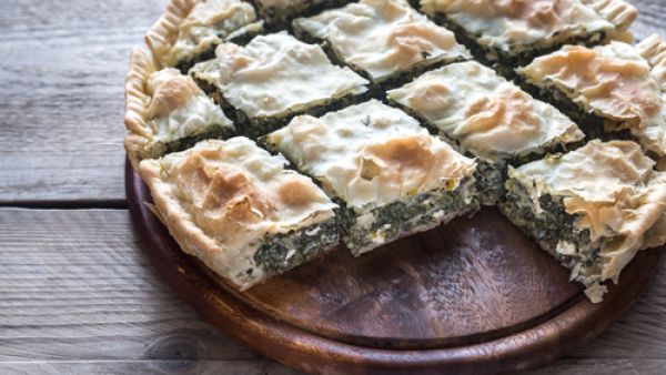 فطائر السبانخ والجبنة