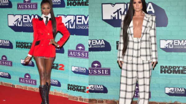 إطلالات المشاهير على السجادة الحمراء في حفل جوائز MTV EMA's 2017