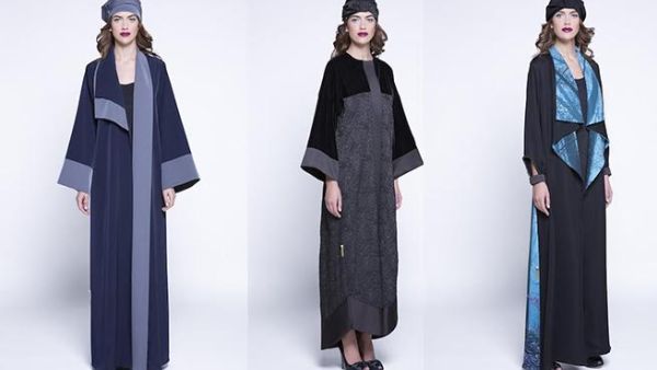 عبايات من مجموعة عفة الدباغ لخريف و شتاء 2015-2016