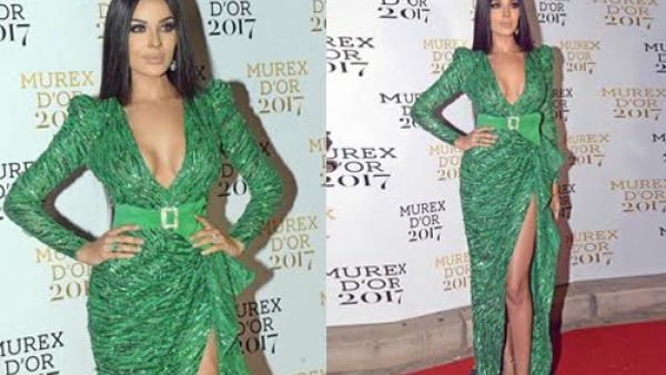 إطلالة نادين نسيب نجيم في حفل الموريكس دور 2017