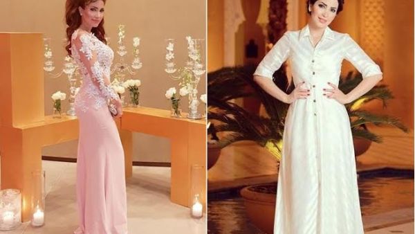 شاهدي أبرز إطلالات نسرين طافش بفساتين السهرة
