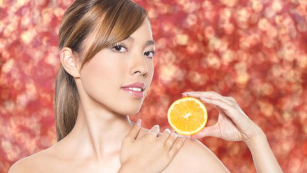 جربي قشور البرتقال المجففة واللبن
