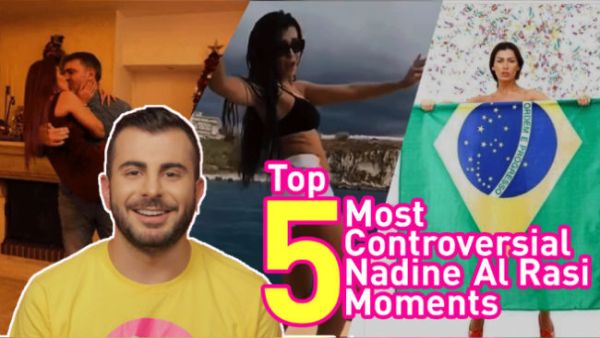 Wherever Lebanese Actress Nadine Al Rassi goes, controversy quickly follows. (Source: Albawaba Entertainment - Youtube)