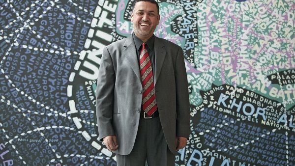 Nasser Isleem, a senior Arabic language lecturer at NYU Abu Dhabi