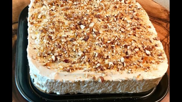 كيكة النسكافيه الباردة 
