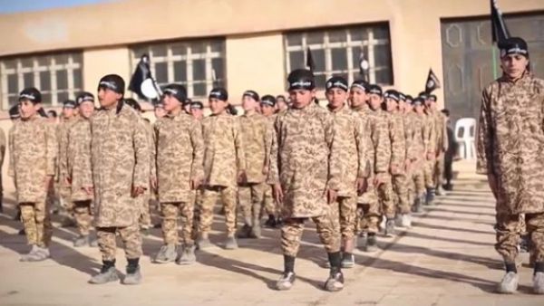 An image depicting Daesh child soldiers. (Twitter)