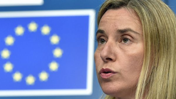 The EU foreign policy chief Federica Mogherini. (AFP/John Thys)