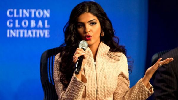 Princess Ameerah Al-Taweel speaks during the 7th annual meeting of Clinton Global Initiative. (AFP/Daniel Berehulak)