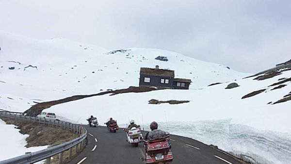 Five Emirati friends say they have become the first UAE nationals to reach Nordkapp in the Arctic Circle on motorbike. (Image Credit: Abdullah Al Hamer)