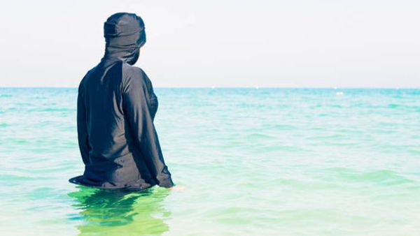 The PM came out in support of the local burkini bans, claiming that the swimsuit reflects a "archaic vision" of women and is "not compatible with the values of France." (File photo)