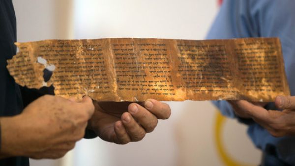 The oldest complete example of the Ten Commandments has gone on rare display in Jerusalem, part of the Israel Museum’s collection of the Dead Sea scrolls, an official said Wednesday. (AFP/File)
