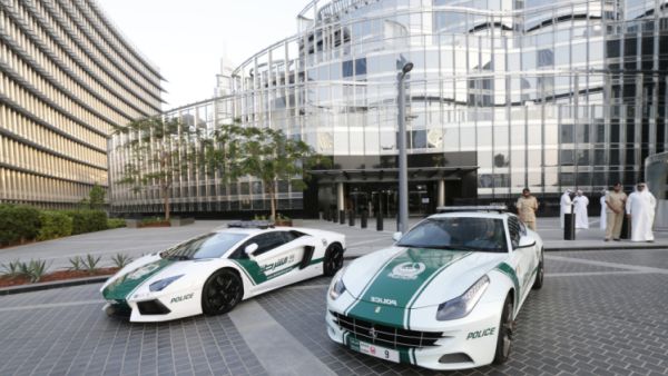 Dubai police fight crime in stylish, eco-friendly cars. (AFP/File)