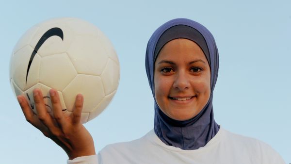 Soccer-mad Assmaah wants to encourage Muslim girls to play football. (AFP/File)