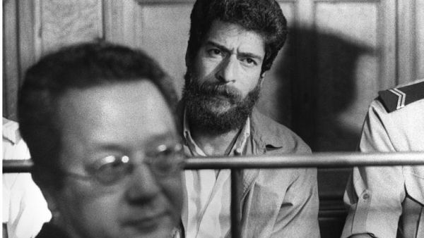 A file picture taken on July 3, 1986 shows Lebanese Georges Ibrahim Abdallah during his trial in Lyon, central eastern France. (AFP/File)