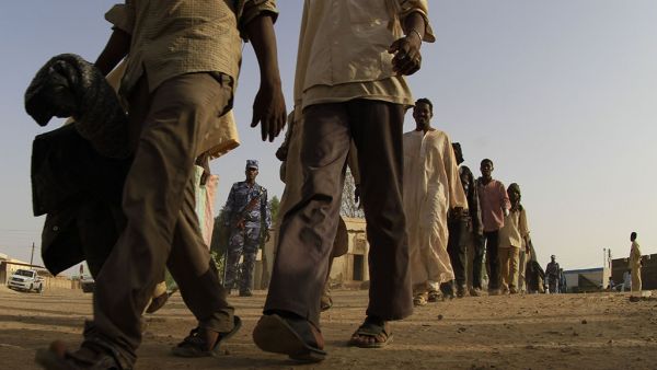 The report said that the "concentration camp-like" conditions in the "private prisons" were documented by credible photos and videos shot with mobile phones. (AFP/File)