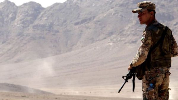 The service members were in a vehicle approaching the gate of the King Faisal Airbase in Jafer, when an exchange of fire took place. (AFP/File)