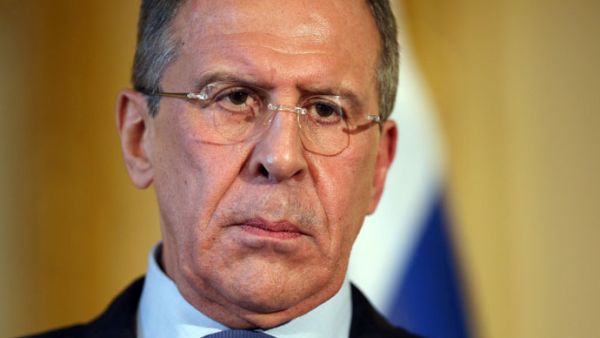 Russian Foreign Minister Sergei Lavrov. (AFP/Oli Scarff)