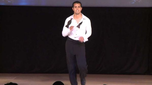 Screengrab of Joshua Soto, World Latin Dance Cup 2012 Soloist Men Semi Finals. (YouTube)