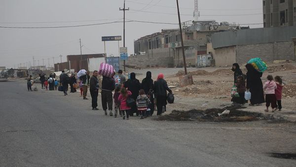 On Friday, the Iraqi Red Crescent said more than 79,000 civilians have been displaced since the Mosul offensive began last month. (Twitter)