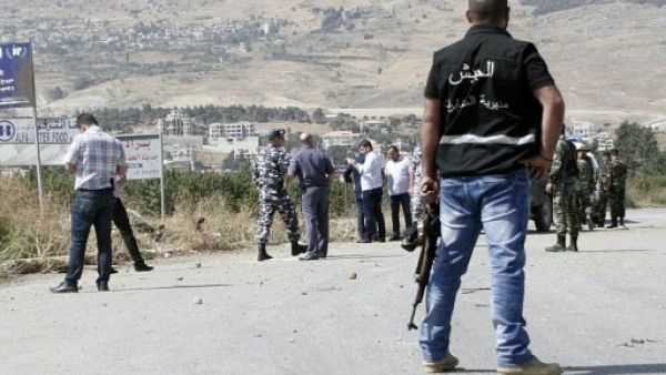 Police officers in the Mount Lebanon region north of Beirut. (AFP/File)