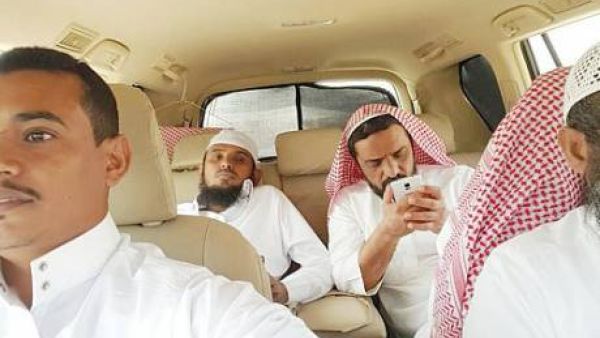 Selfie taken of the four teachers before their fatal accident. (Twitter)