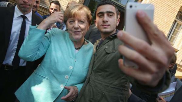 The knock-on effects of the viral photo, taken in 2015, have seen the Syrian refugee take Facebook to court. (Twitter)