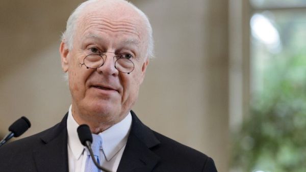 UN Syria envoy Staffan de Mistura expressed deep frustration about an escalation in fighting in Syria, which all but torpedoed the talks. (AFP/File)