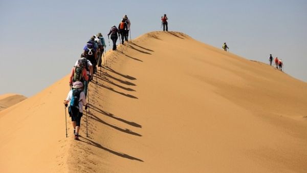 Women to trace traditional footsteps across desert for heritage walk. (File photo)