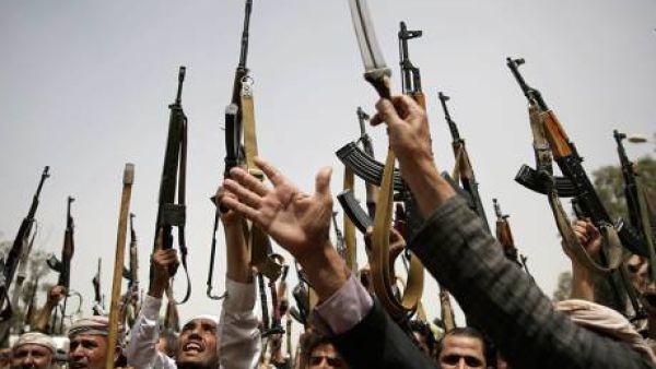 A file photo of Yemeni fighters. (Twitter)