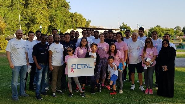 OCTAL Tema during the Walkathon. OCTAL Tema during the Walkathon.