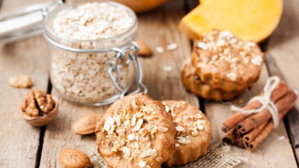 بسكويت الشوفان مع القرفة 