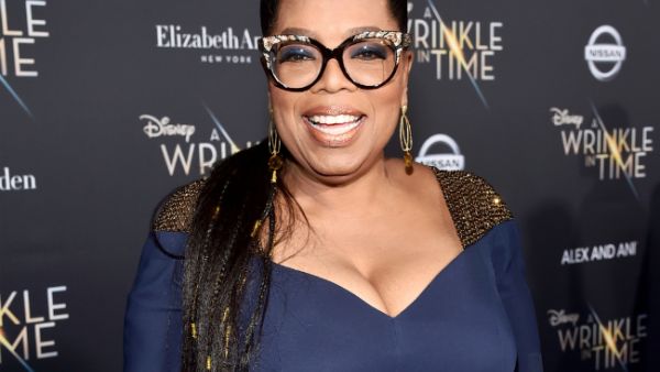 Oprah got to show off her friend skills recently too, as she bought n exquisite handmade book case for her 'A Wrinkle In Time' co-star Mindy Kaling after the birth of her baby daughter Katherine in December. (Source: Alberto E. Rodriguez - GETTY IMAGES NORTH AMERICA - AFP)
