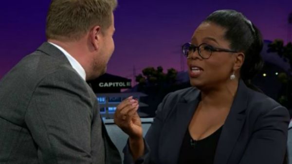 Corden challenged Winfrey to make him cry (Source: The Late Late Show with James Corden - Youtube)