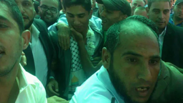 استقبال الابطال لمحمد عساف في غزة