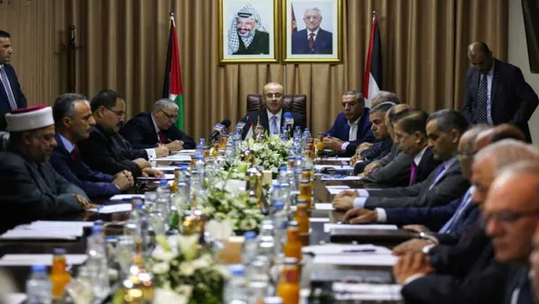 اجتماع للحكومة الفلسطينية في رام الله/ ارشيفية