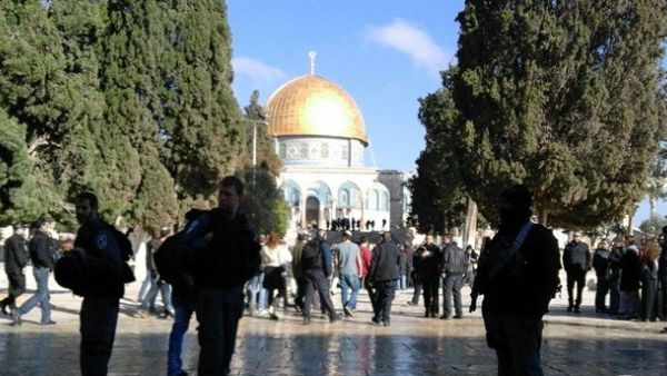 مسجد قبة الصخرة في مدينة القدس المحتلة