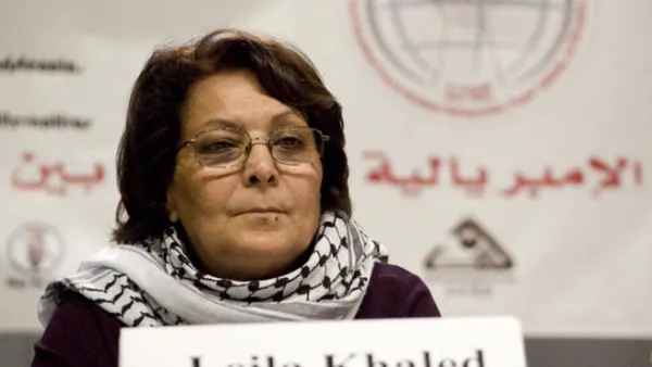 عضو المكتب السياسي للجبهة الشعبية ليلى خالد