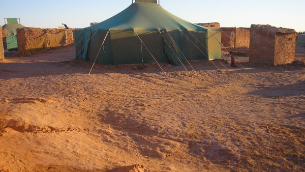 A refugee camp in Western Sahara (Wikimedia)