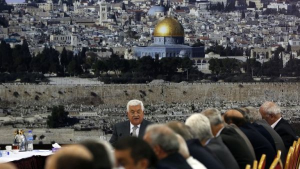 Mahmoud Abbas announced the freezing of contacts between Ramallah and Israel on Friday (AFP)