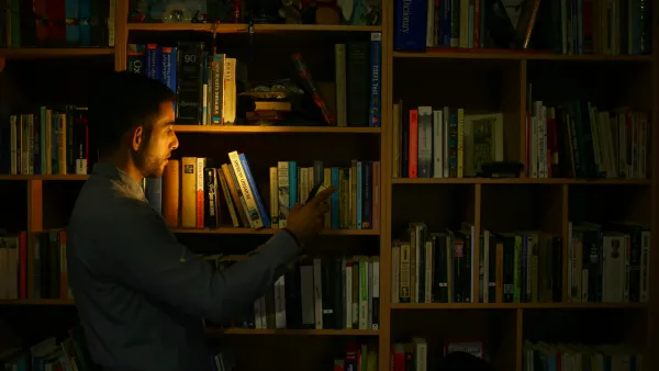 Mossab Abu Toha is struggling to open the first English-language library in Gaza. (AFP/File) 
