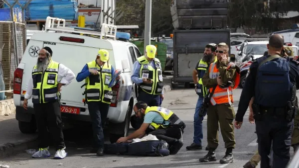 A shooting attack by a Palestinian at an industrial zone for a West Bank settlement on Sunday killed two Israelis and wounded another, the army said. (Jack GUEZ / AFP)