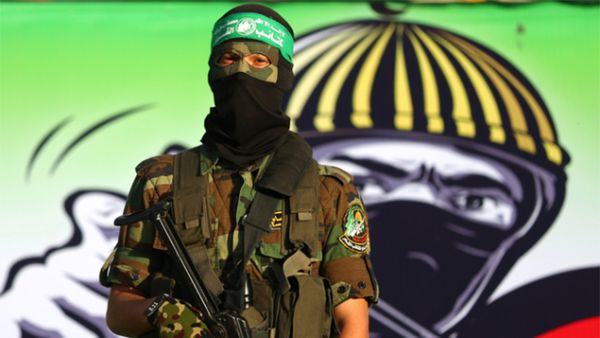 A member of the Ezzedine al-Qassam Brigades, the military wing of Palestinian movement Hamas (AFP)