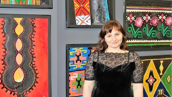 The Bulgarian artist Petya Ilieva.