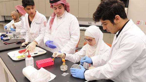 The students had the opportunity to carry out a variety of experiments.