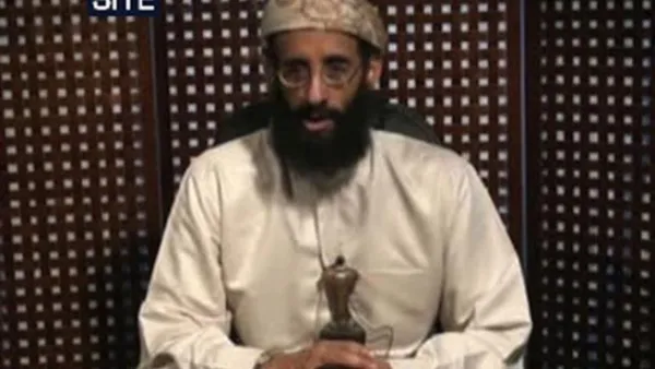 In this image released by the SITE Intelligence Group on October 23, 2010 shows a video frame from a one and a half minute portion of an Anwar al-Awlaki lecture that was advertised as forthcoming was posted by a member of a jihadist forum