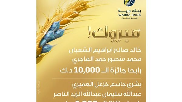 The bank proudly announces the lucky 4 winners of its’ monthly draw for the month of July.