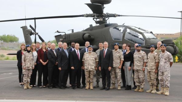 رئيس أركان القوات المسلحة القطرية الفريق الركن غانم بن شاهين الغانم قام يدشن المشروع 